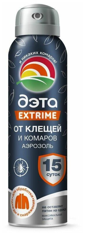 Дэта Аэрозоль от клещей и комаров, Extreme 150мл - купить с доставкой ...
