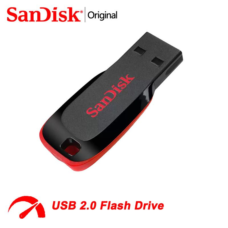 SanDisk USB-флеш-накопитель Cruzer Blade SDCZ50-032G 32 ГБ, черный матовый  #1