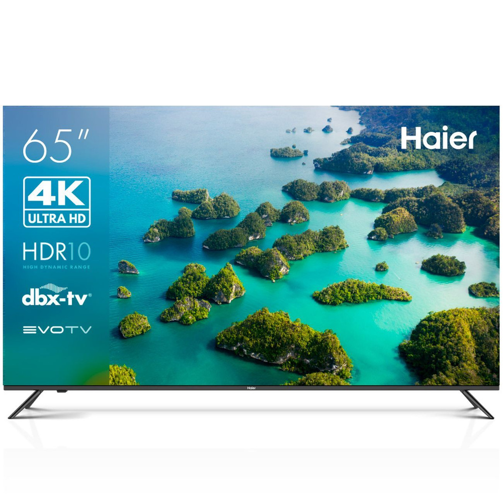 Haier Телевизор 65", черный #1