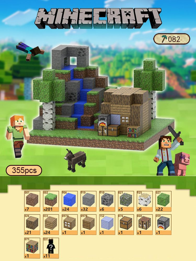 Магнитный Конструктор Майнкрафт набор деталей Игрушка/Комплект из ...