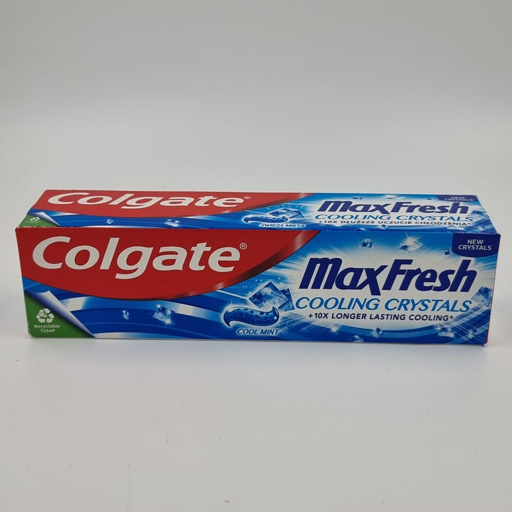 Зубная паста Colgate Max Fresh Cooling Crystals Cool mint 75 мл (Из Финляндии)  #1