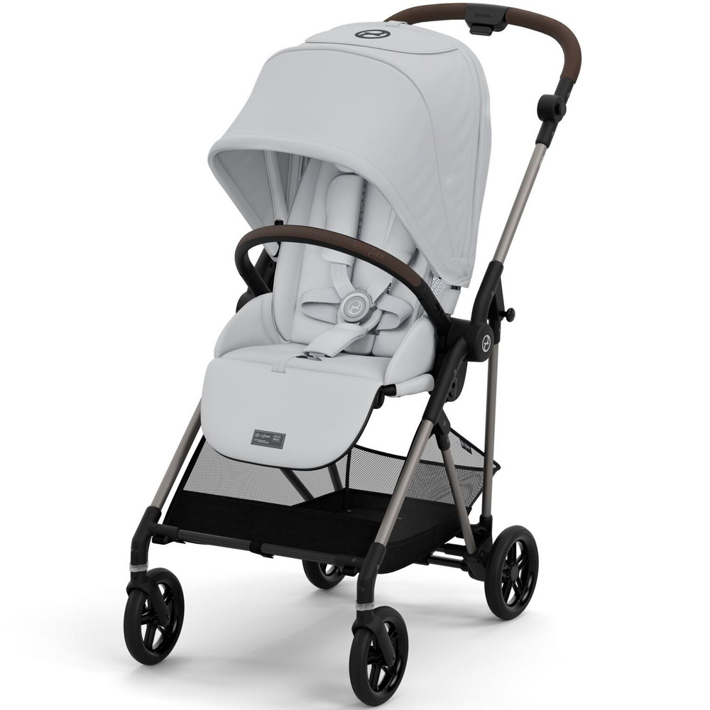 Коляска прогулочная Cybex Melio с дождевиком, цвет Fog Grey серый, с рождения до 3-х лет (до 15 кг), #1