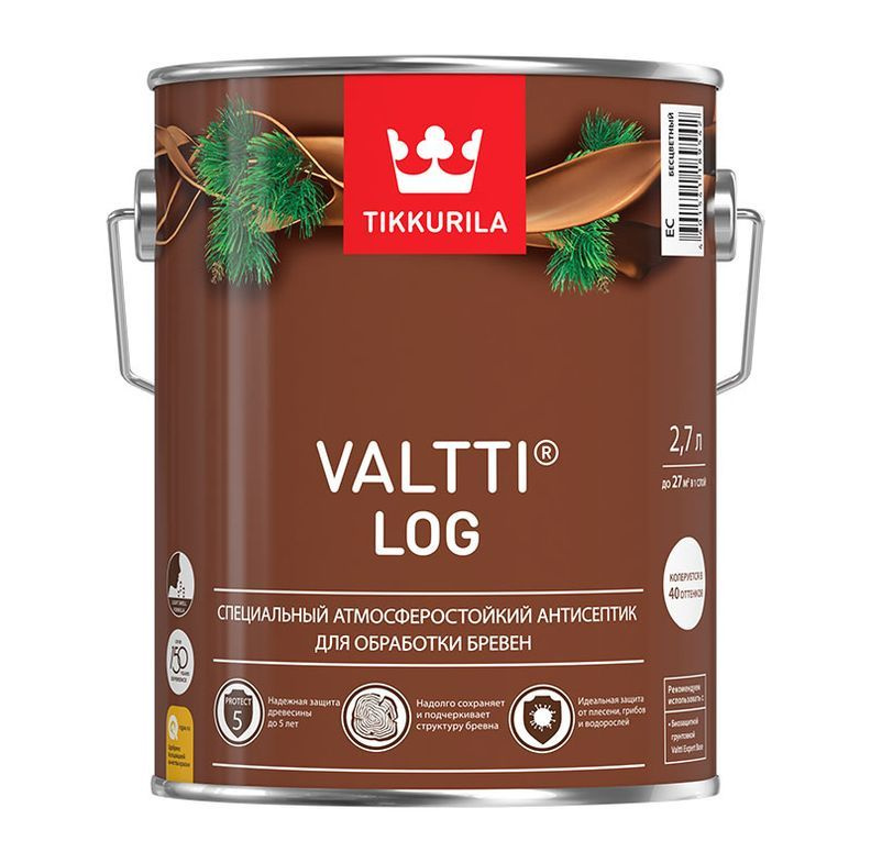 Антисептик VALTTI LOG EC 2.7л Tikkurila 177398 #1