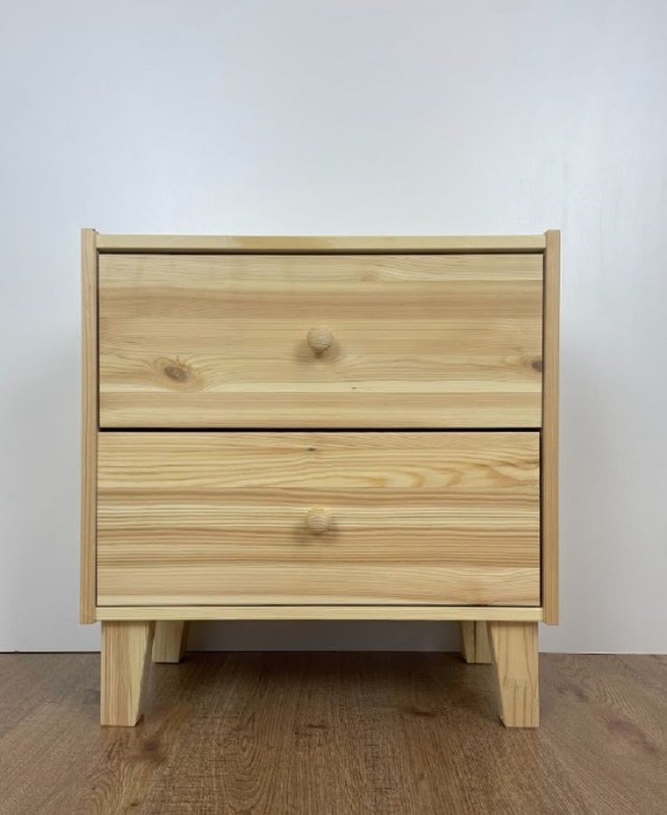 Тумба прикроватная IKEA РАСТ RAST из массива сосны, 52x30x46 см купить ...