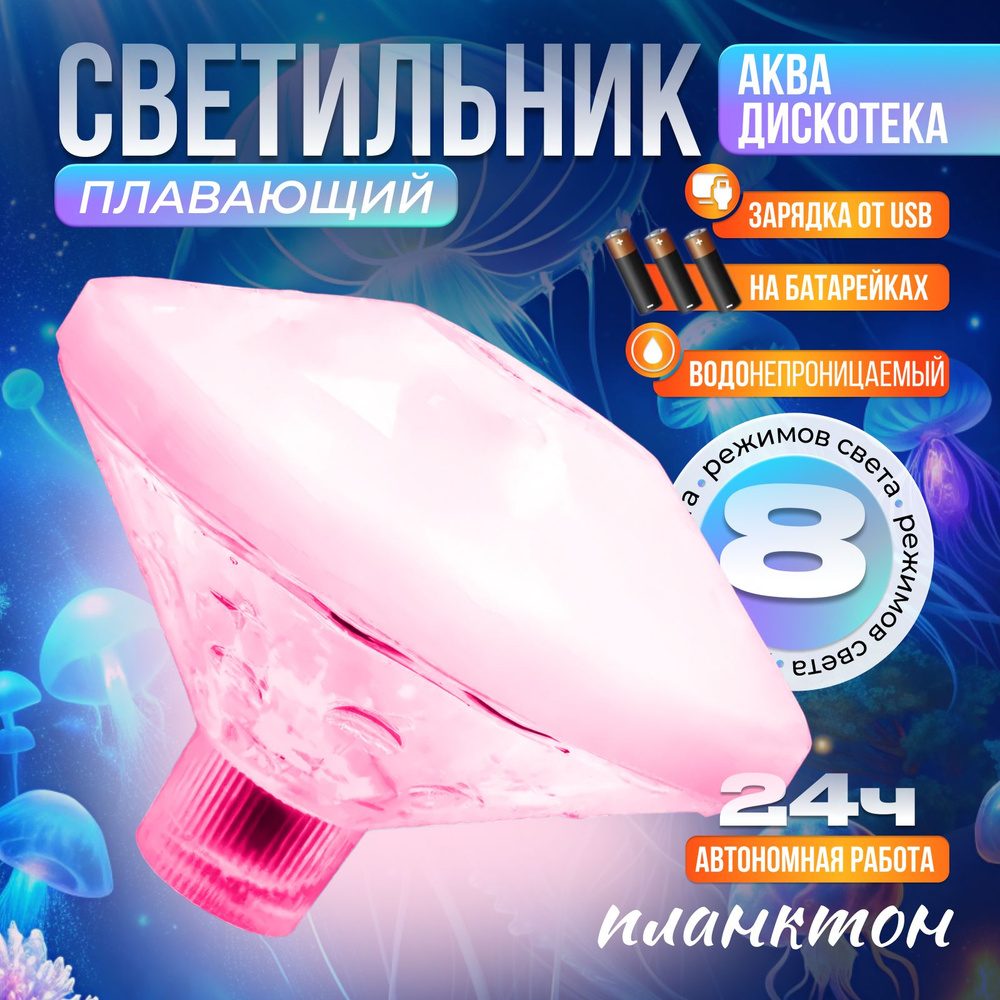 Подводный светильник для бассейна и аквариума Akenori, светящиеся ...