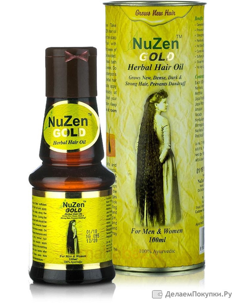 Nuzen Herbals Масло для волос, 100 мл #1