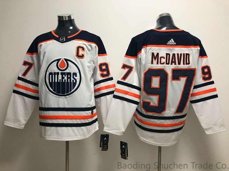 NHL джерси хоккейная Эдмонтон Ойлерз Edmonton Oilers Jersey Connor McDavid  #1