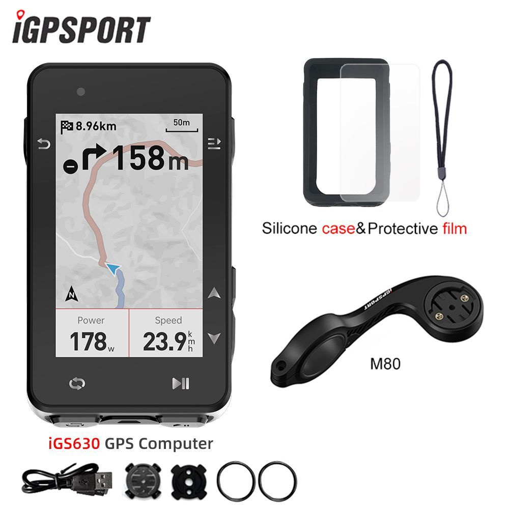 велокомпьютер IGPSPORT IGS630, поддержка навигации по картам
