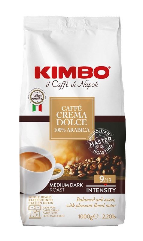 Кофе Kimbo Caffe Crema Dolce Medium в зернах, 1кг #1