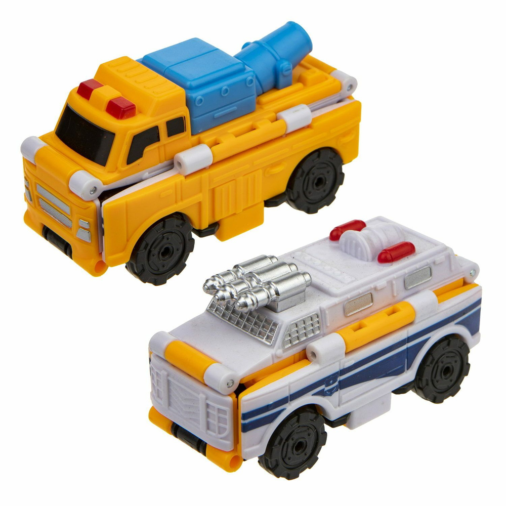 Игрушка транспортная 1TOY Transcar Double Дезинфектор-Авто-водомёт Т21868  #1