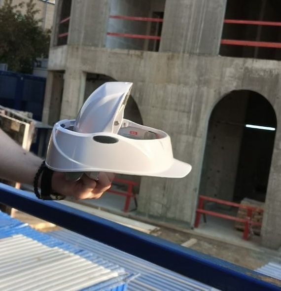 Строительная каска с козырьком складная прочная купить на OZON по ...