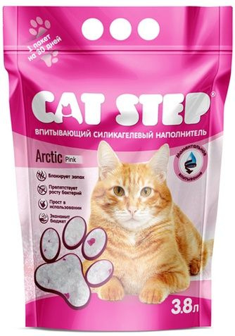 Cat Step Наполнитель Силикагелевый Впитывающий 1670г. #1