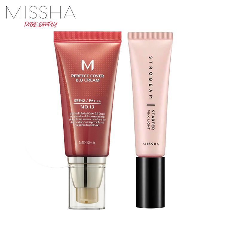 MISSHA Тональный ББ крем для лица M Perfect Cover BB Cream 50 мл SPF42/PA+++,13# Bright Beige  #1