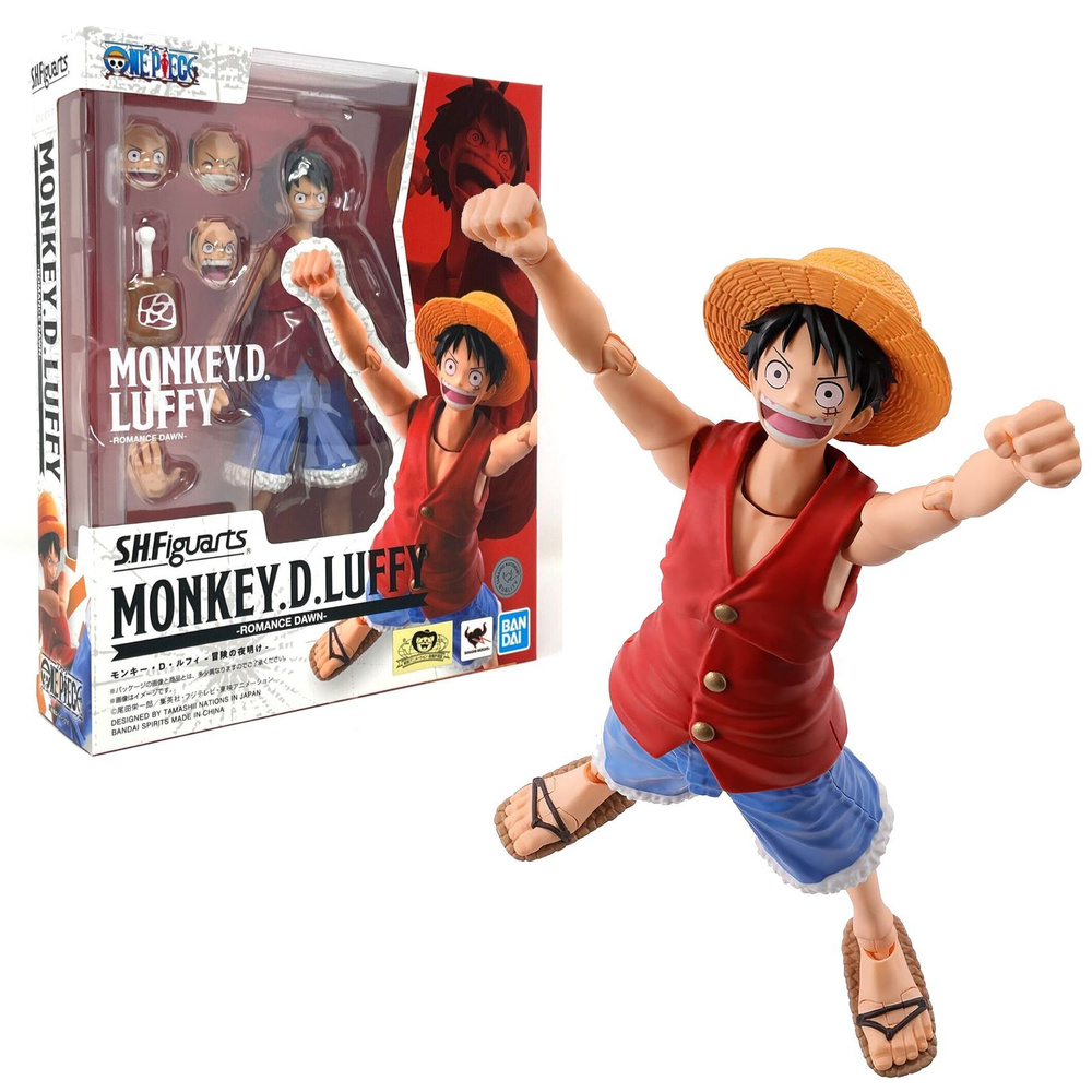 Экшн фигурка Bandai S.H.FIGUARTS One Piece - Обезьяна Д. Луффи