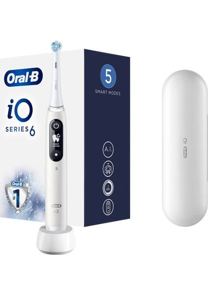 Oral-B Электрическая зубная щетка Oral-B iO 6 — белая #1