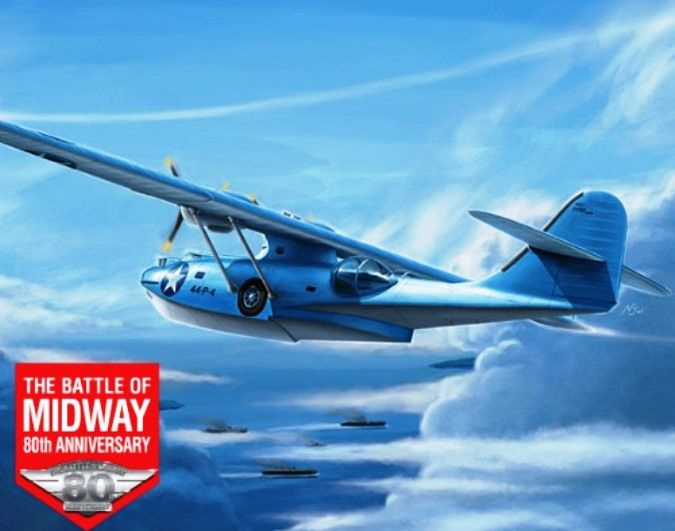 12573 Academy Самолет USN PBY-5A "The Battle of Midway" 1/72 #1