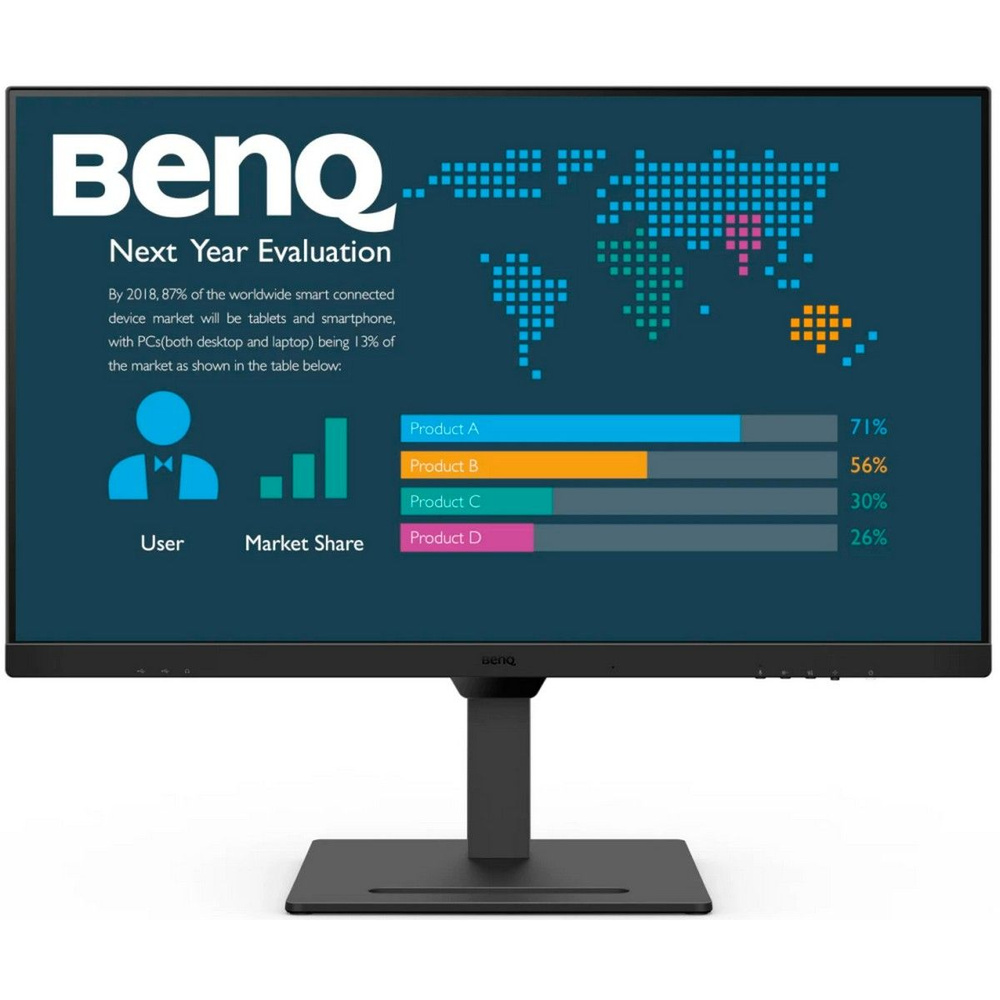 BenQ 27" Монитор BL3290QT, IPS, 2560x1440, 75 Гц, черный #1