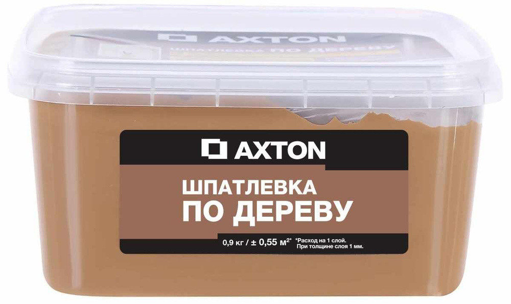 Шпатлёвка Axton для дерева 0.9 кг антик #1