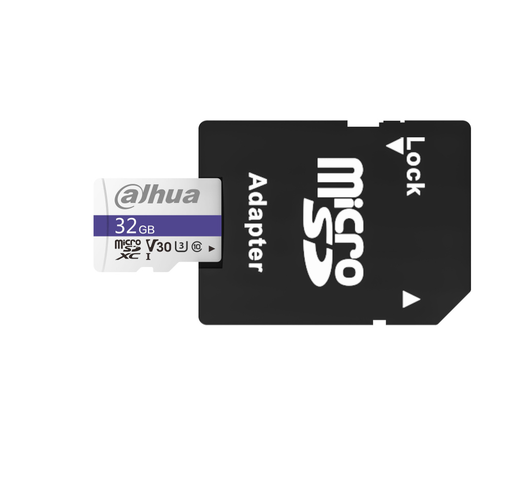 Карта памяти + переходник MicroSD SD Dahua 64GB MicroSD Card #1