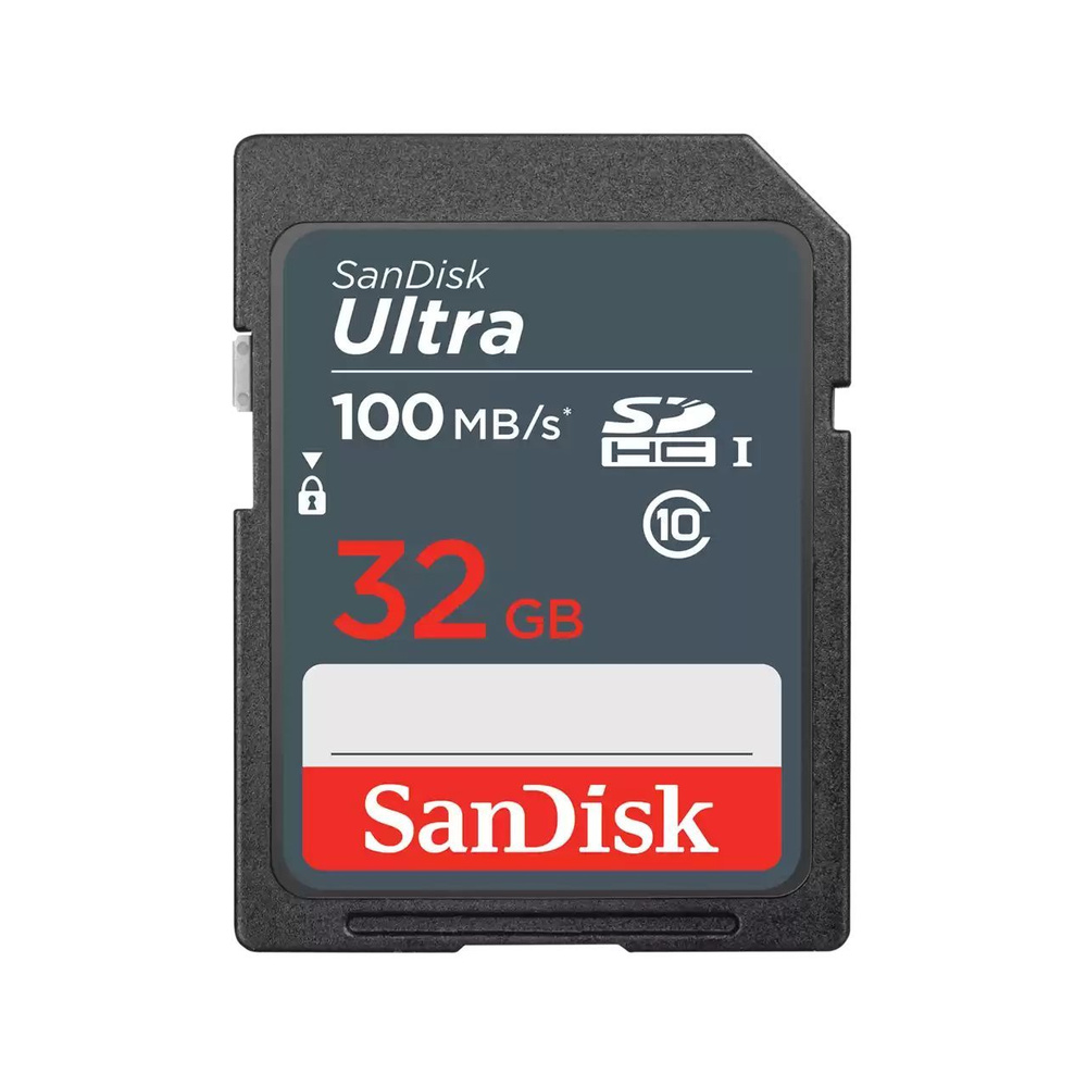 Карта памяти SanDisk Ultra 32GB SDXC Memory Card 100MBs. Цвет: черный #1