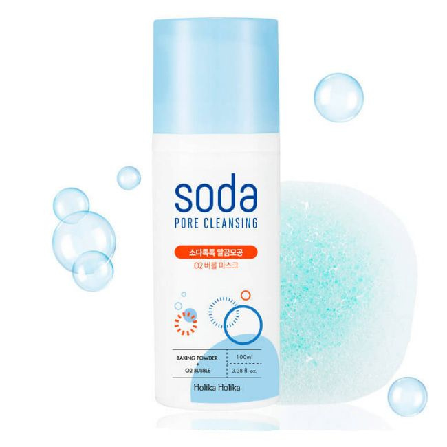 Soda Tok Tok Clean Pore O2 кислородная маска для лица 100 мл 1 шт #1