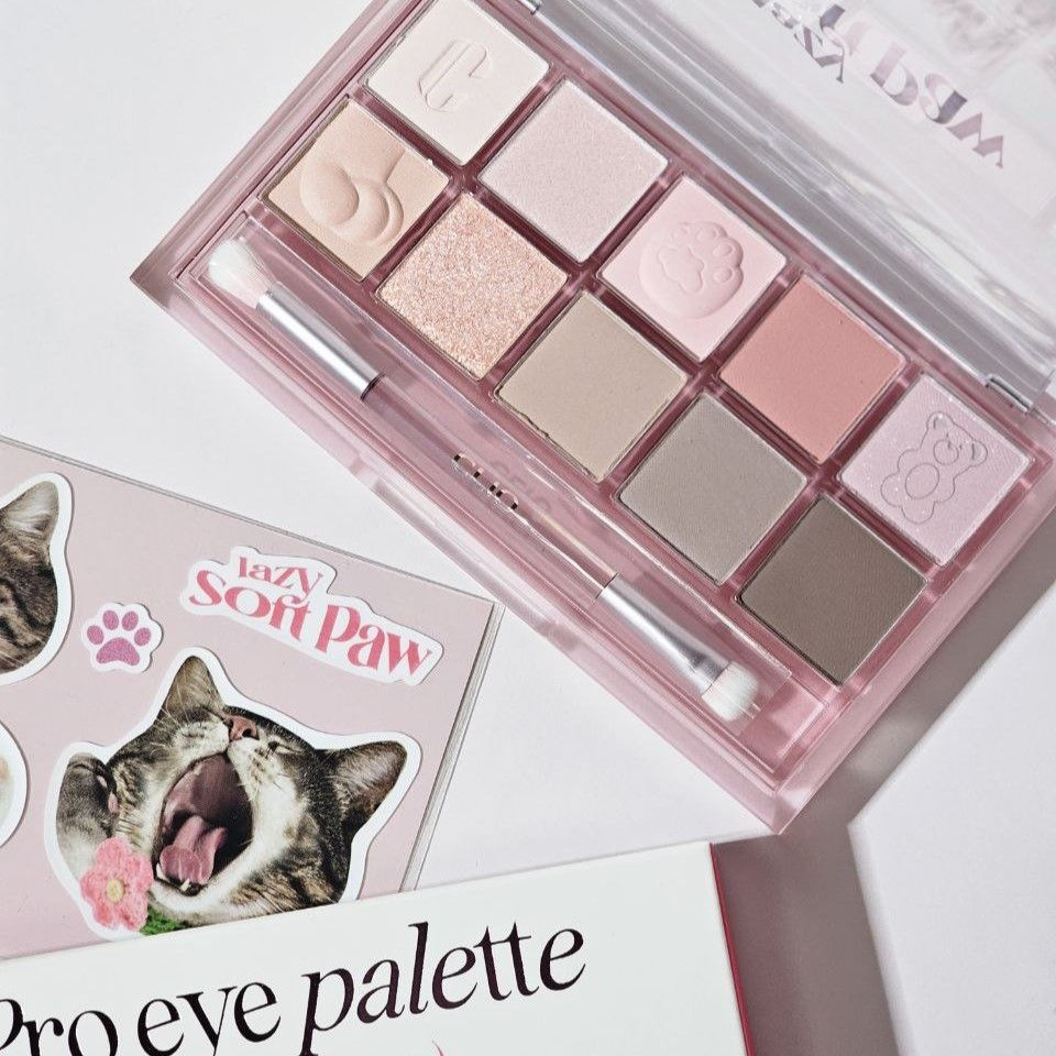 Clio Палетка теней для век в оттенке 20 Lazy Soft Paw 6 г, Pro Eye Palette (21AD) Koshort In Seoul Limited #1