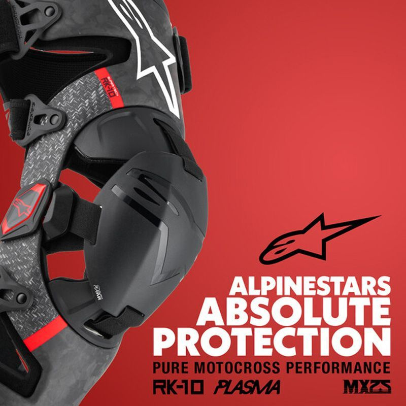 Наколенники для мотоцикла эндуро/мотокросс Alpinestars Supertech