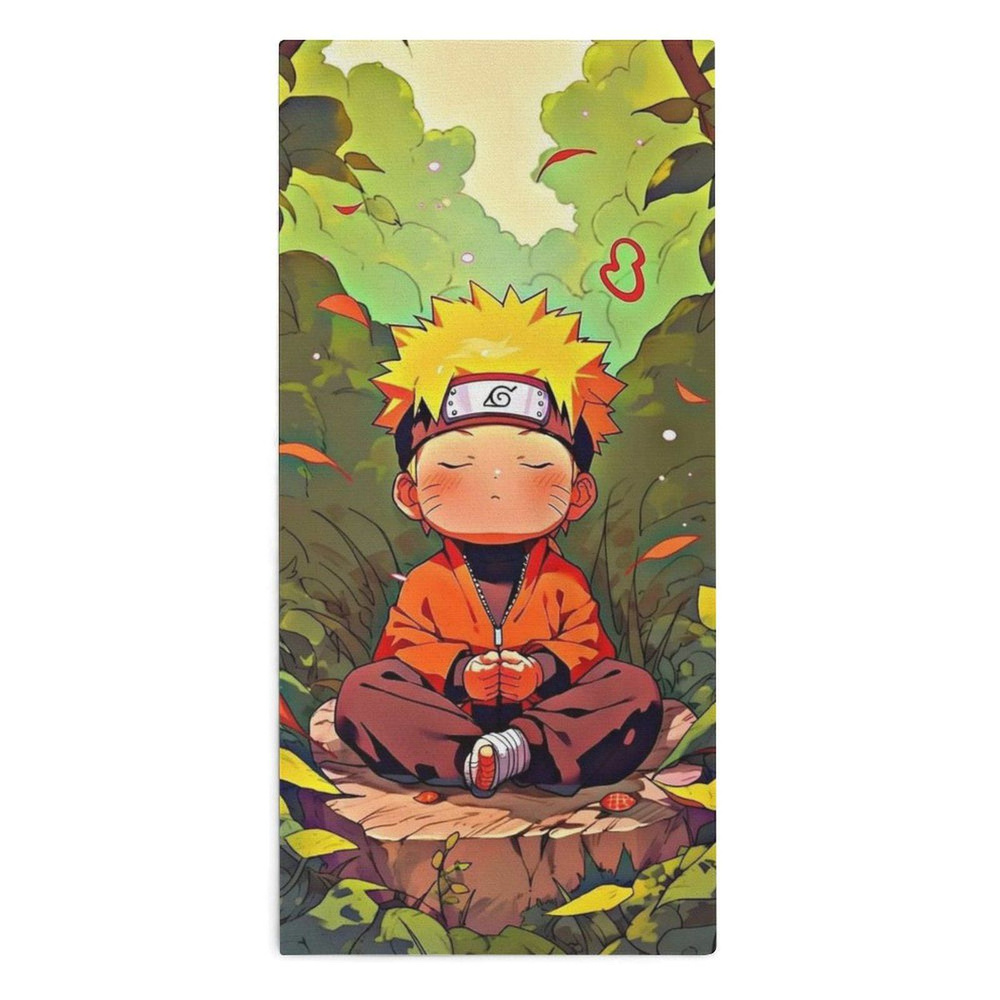 Naruto Полотенце для лица, рук, Микроволокно, 30x70 см, разноцветный, 1 шт.  #1