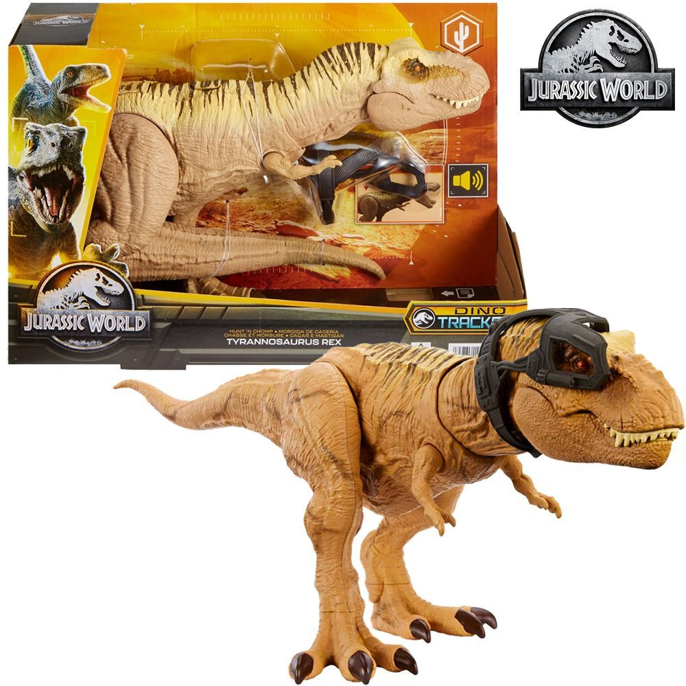 Игрушечная фигурка динозавра Jurassic World Tyrannosaurus T Rex со ...