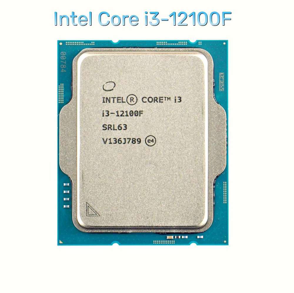 Процессор Intel Core i3 12-го поколения, OEM (без кулера), 4 яд