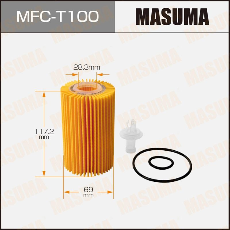 Масляный фильтр Masuma O-121, арт. Mfc-T100 #1