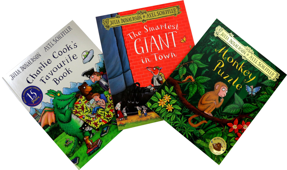 Сказки для детей. Джулия Дональдсон. 3 книги / Книга на Английском | Julia Donaldson #1