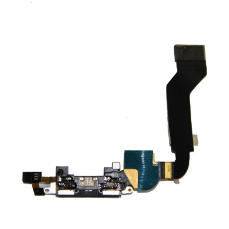 Шлейф для iPhone 4s на системный разъем и основной микрофон <черный> #1