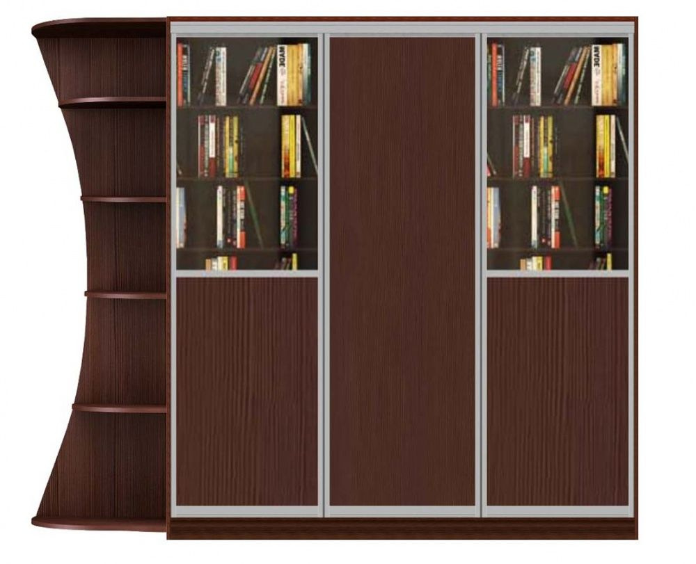 BestMebel Шкаф-купе, 225х55х200 см #1