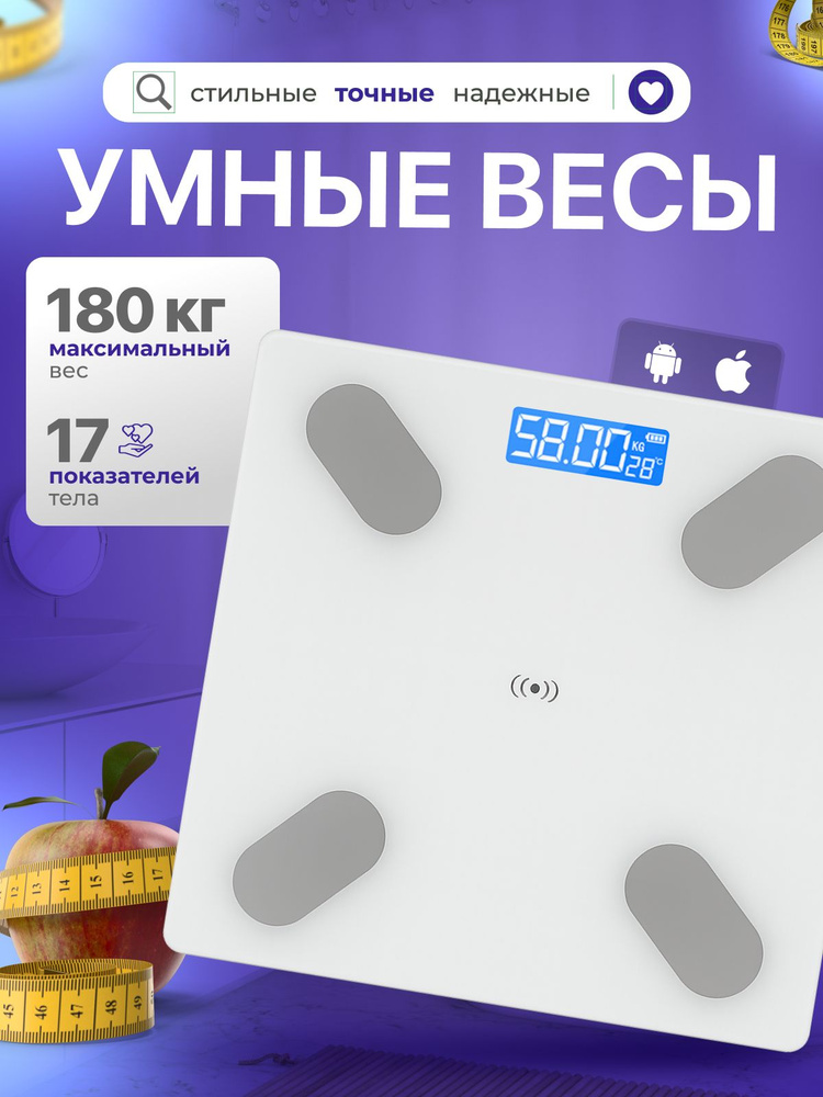 весы напольные, электронные, умные #1