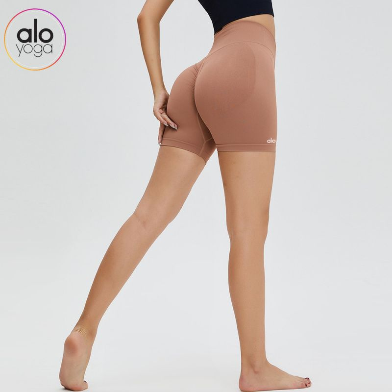 Шорты слим Alo Yoga Женские спортивные шорты летние, свободные, для бега/тренировок/йоги, удобные, дышащие #1