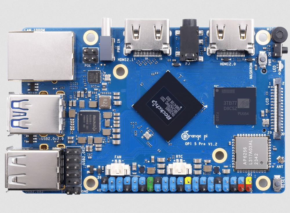 Одноплатный компьютер Orange Pi 5 Pro 16GB RAM Rockchip RK3588S 8