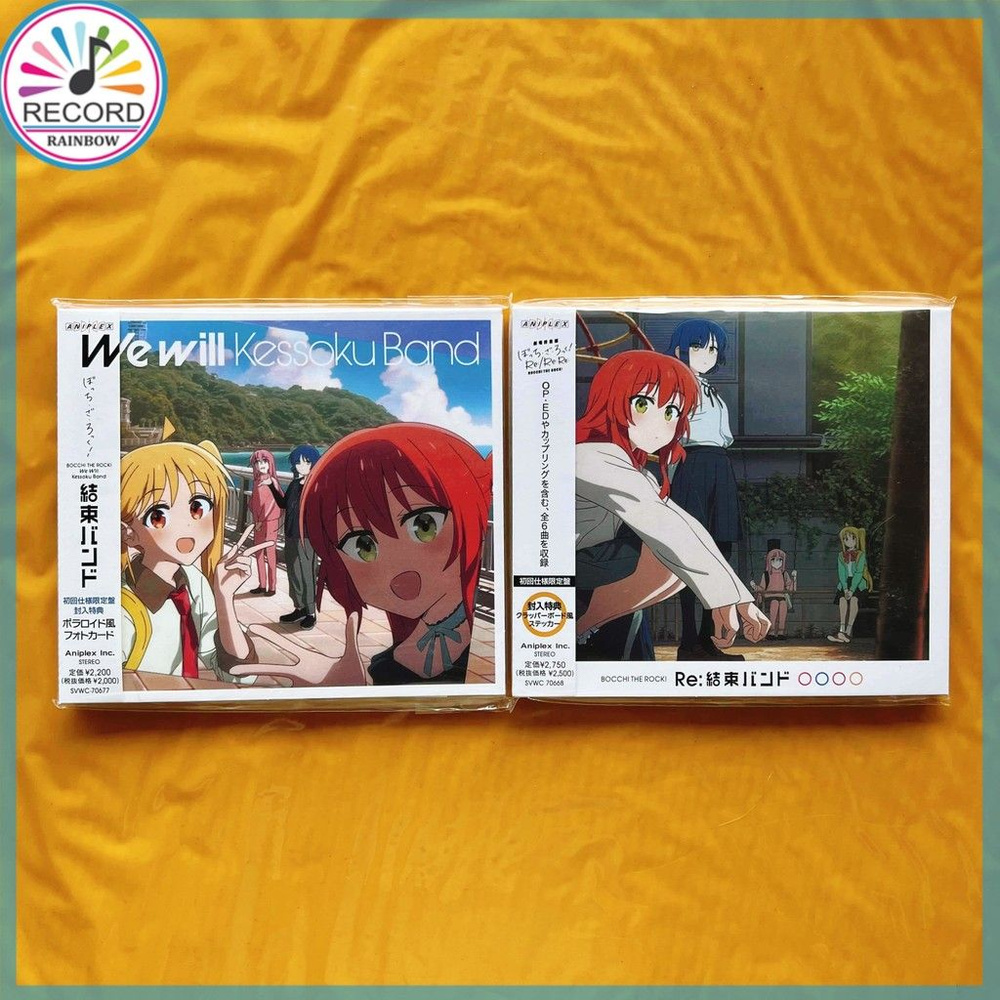 CD Bocchi The Rock! Re & We Will Kessoku Band Limited Edition Original 2 Albums Set запечатанный совершенно #1