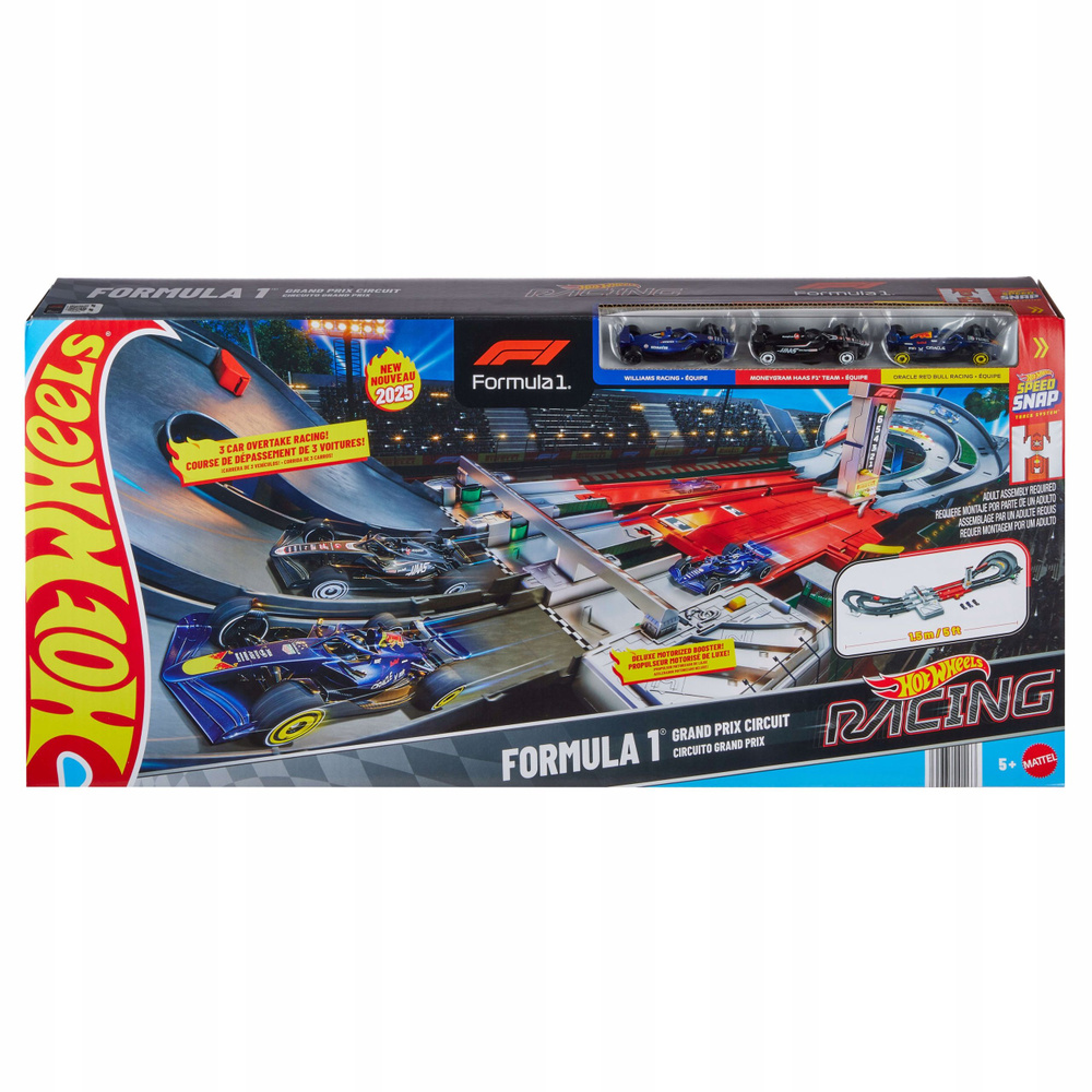 Игрушечный трек Hot Wheels Racing - Гоночная трасса Формулы-1