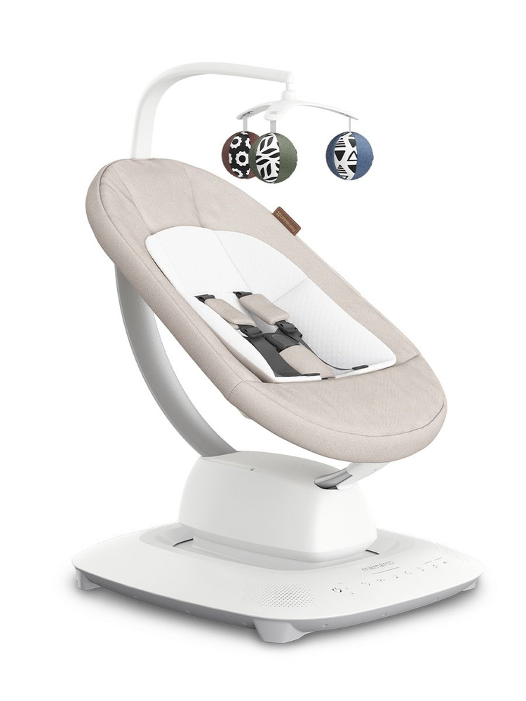 Шезлонг для новорожденных UPPAbaby Mamaroo (Мамару) - бежевый меланж #1