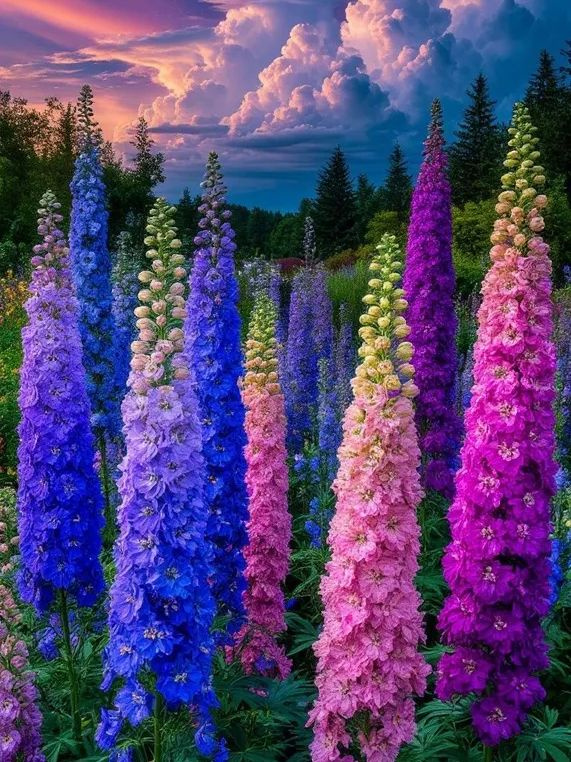 Дельфиниум Новозеландский СБОР 2025 микс #1