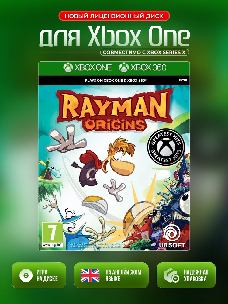 Игра Rayman Origins (XBox 360, Xbox One, Английская версия) #1