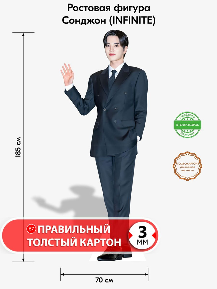 Аксессуар для фотосессий, (INFINITE) Сонджон ростовая фигура #1