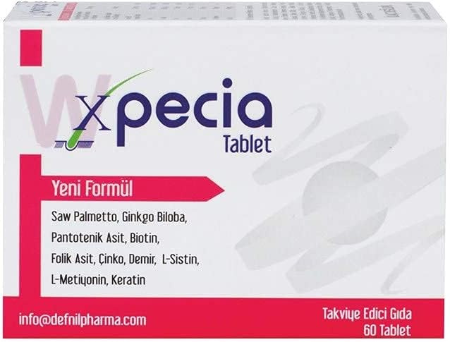 Xpecia - Препарат для укрепления волос для женщин, 60 таблеток #1