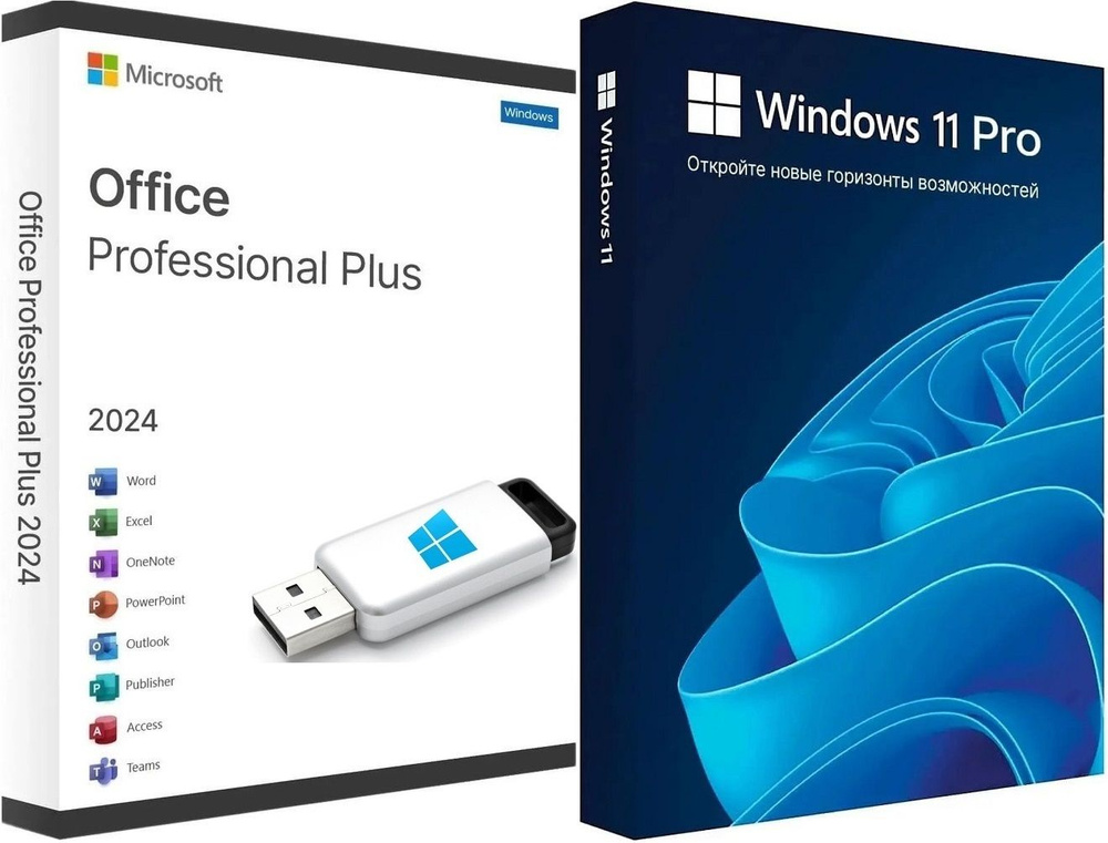 Windows 11 Pro + Office 2024 установочный USB носитель #1