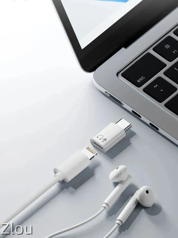 Переходник для наушников iPhone 15 16 Для проводных наушников. Адаптер USB C на Audio Adapter Lightning. #1