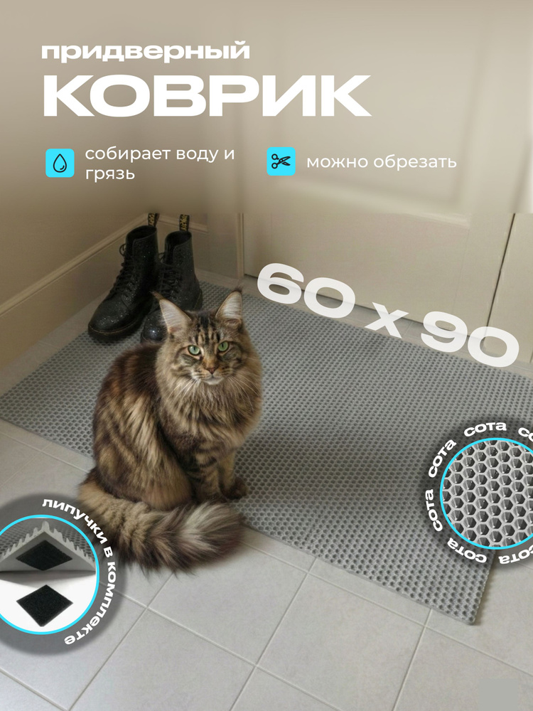 Коврик придверный в прихожую 60х90 эва #1