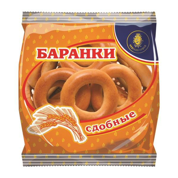 Баранки Оригинальные сдобные Невская сушка 300г #1