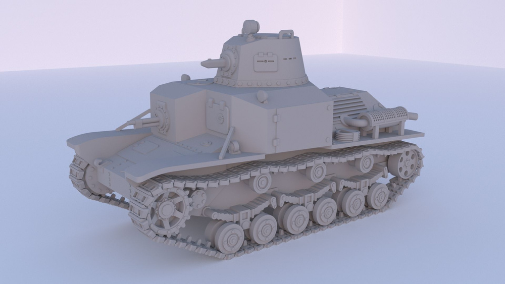 Сборная модель Type-92 Late в масштабе - 1:87 #8274 #1