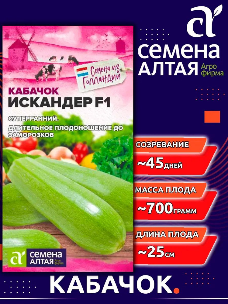 Семена Кабачка Искандер #1